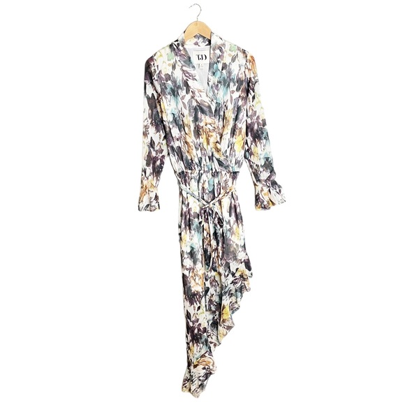 The Jetset Diaries TJD Carnaby Wrap Asymmetrical Dress - Picture 2 of 7